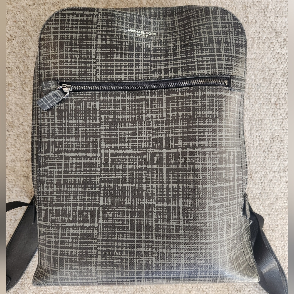 Michael Kors Black Saffiano Leather Backpack